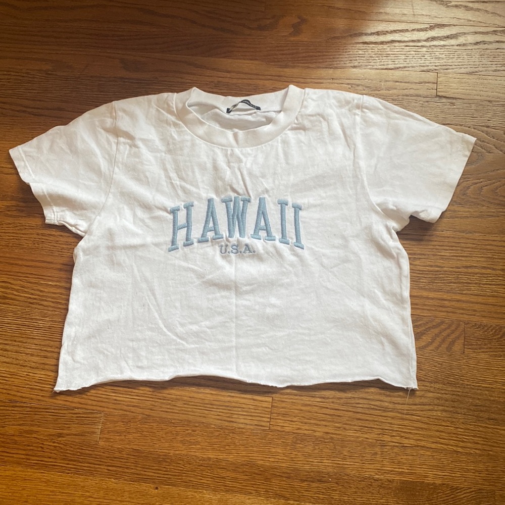 Brandy Melville Cropped Hawaii Top